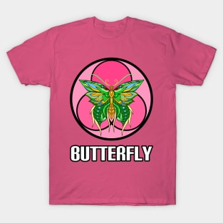 Mandala Art Butterfly T-Shirt